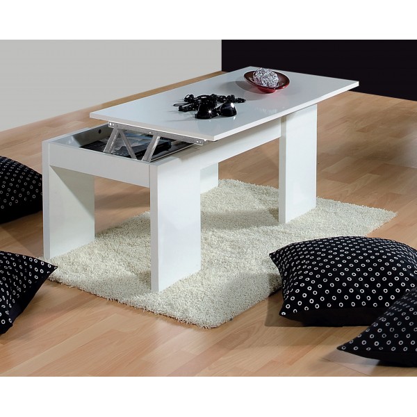 TABLE BASSE BLANCHE KENDRA